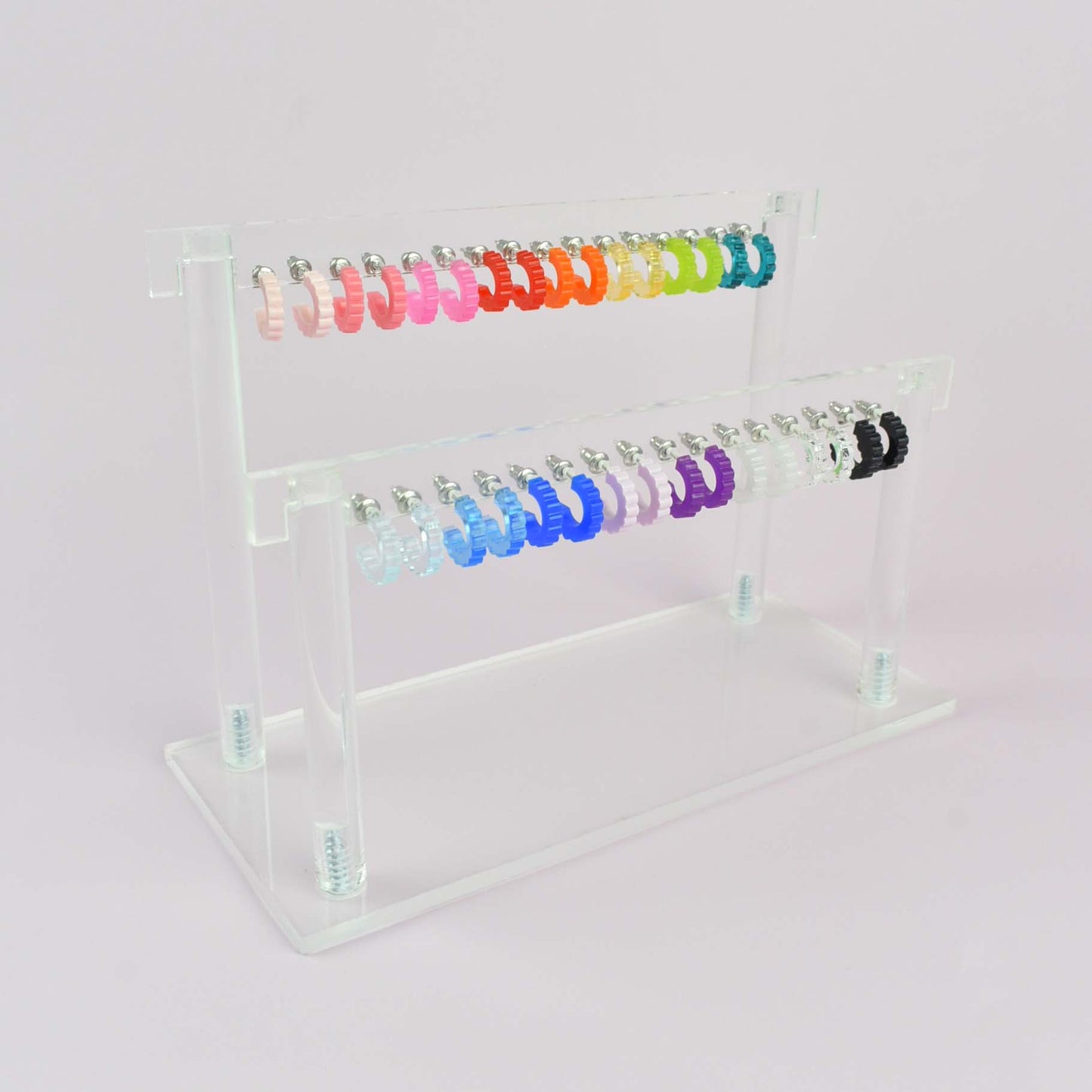 SCALLOPED MICRO HUGGIE HOOP EARRINGS