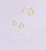 DUO HOOP EARRINGS