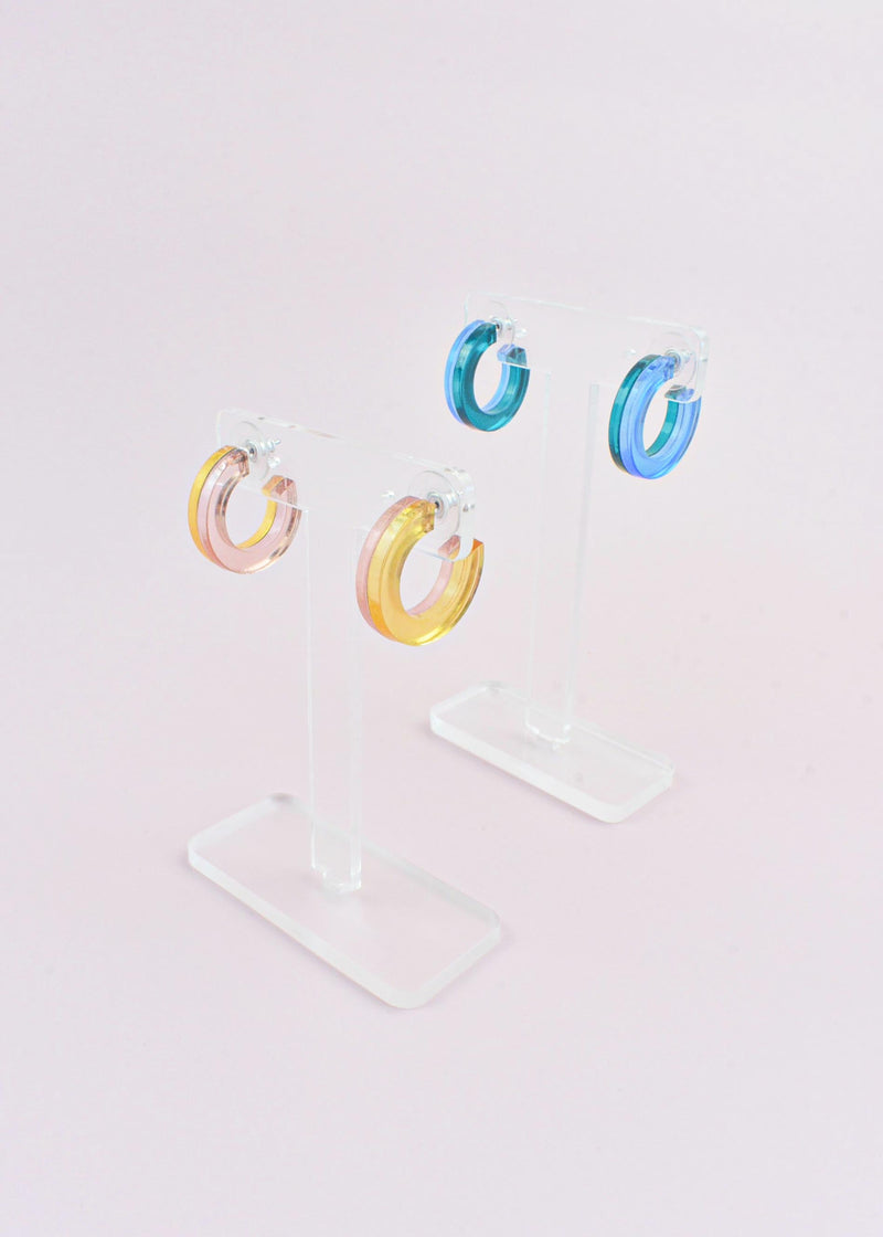 DUO HOOP EARRINGS