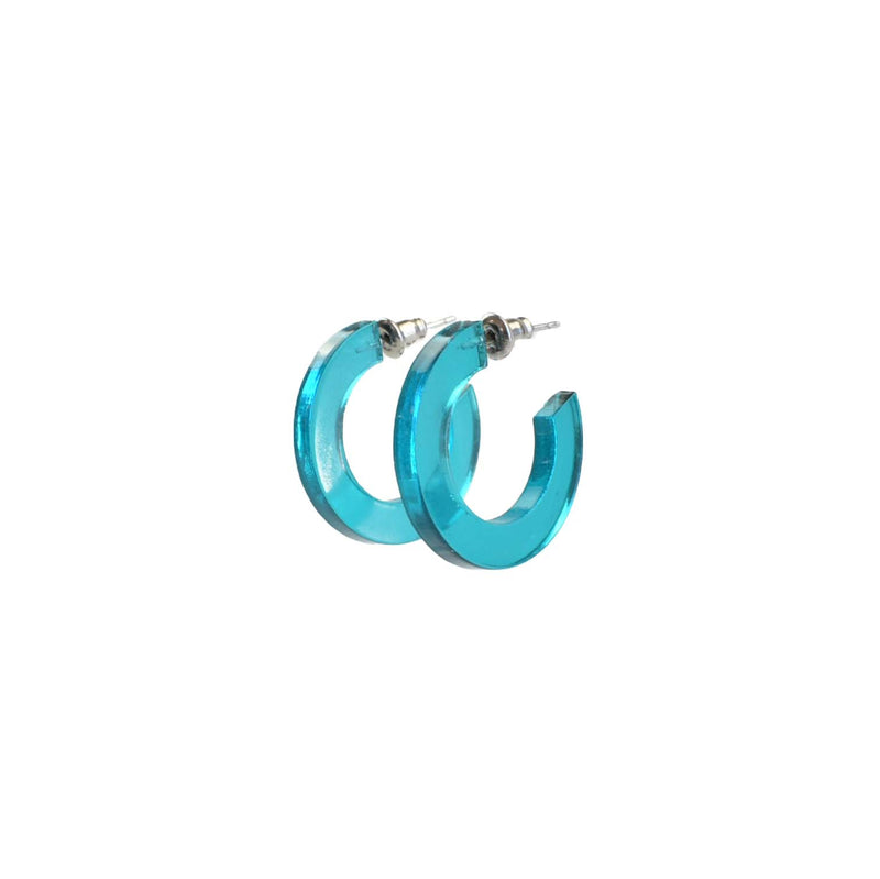 JADE HOOP EARRINGS