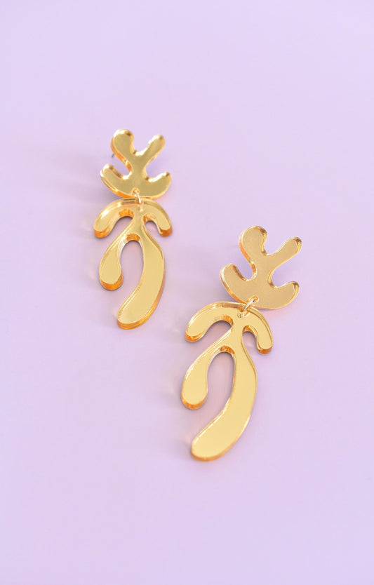 DRIPPY DOODLE STATEMENT EARRINGS