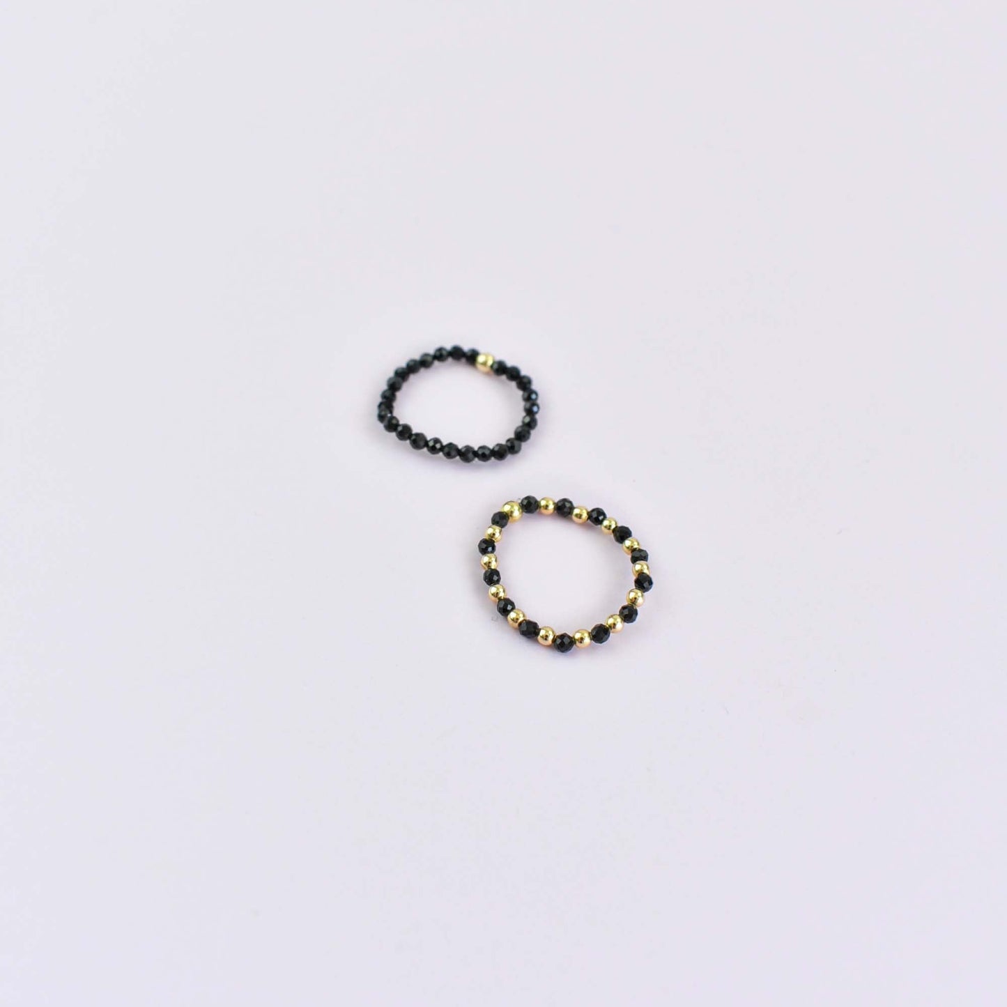 BLACK AGATE RING