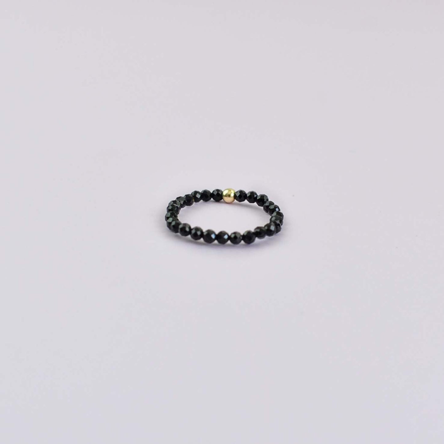 BLACK AGATE RING