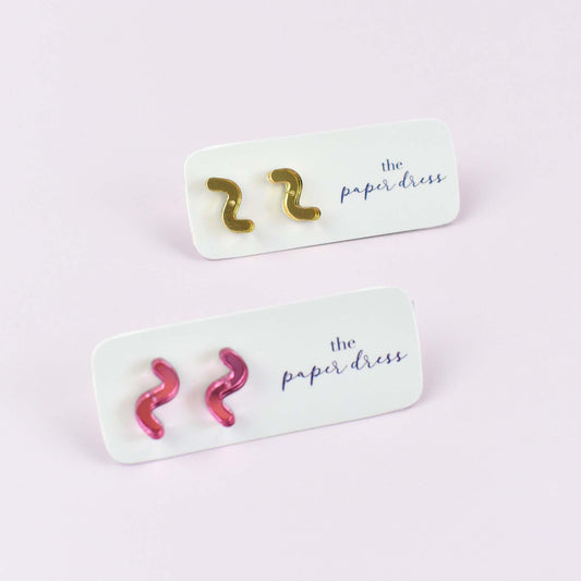 WAVY BAR STUDS