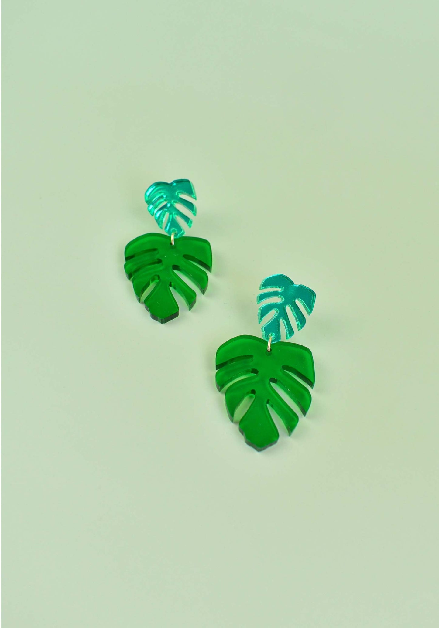 MONSTERA STATEMENT EARRINGS