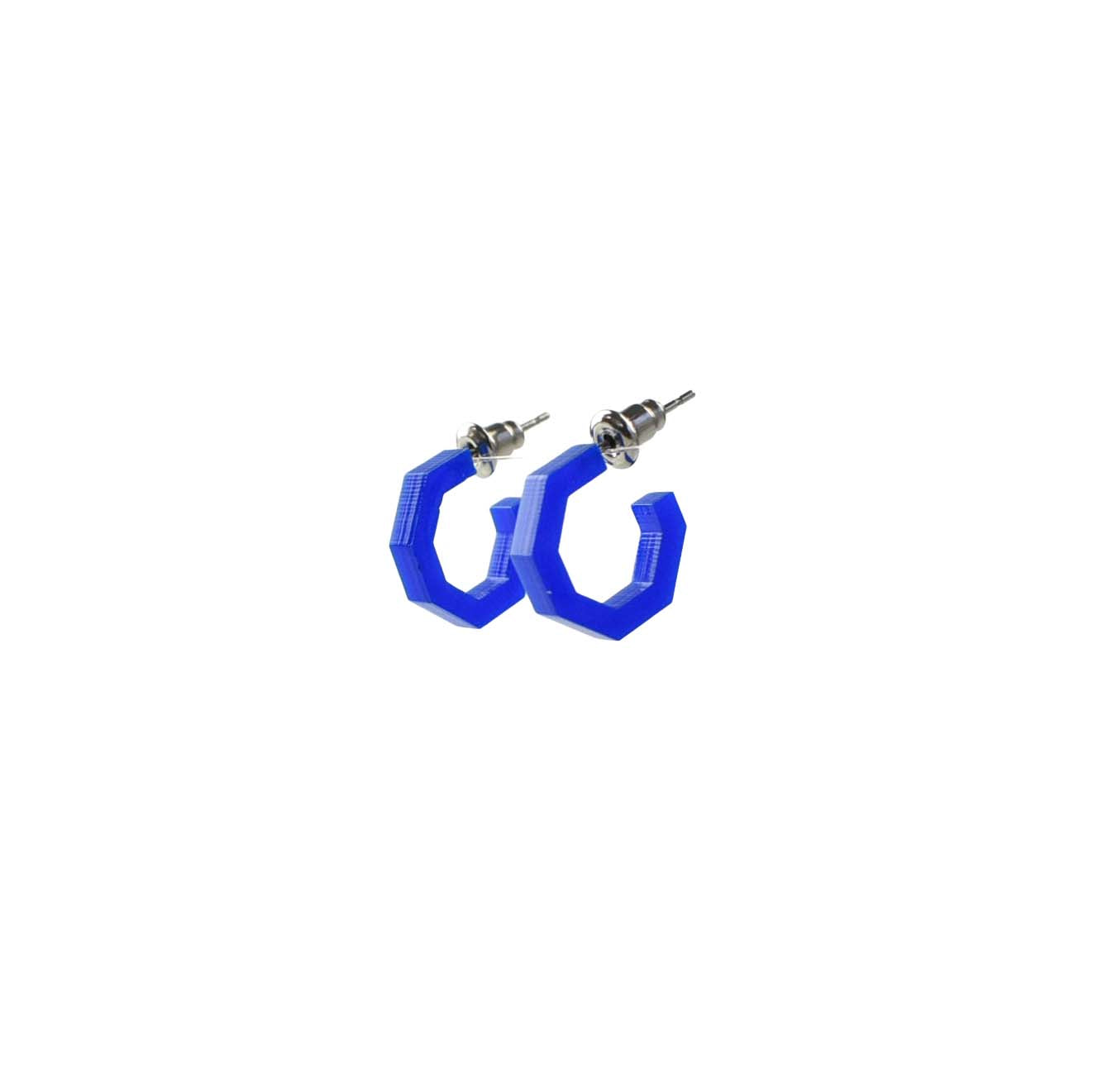 OCTAGON MICRO HUGGIE HOOP EARRINGS