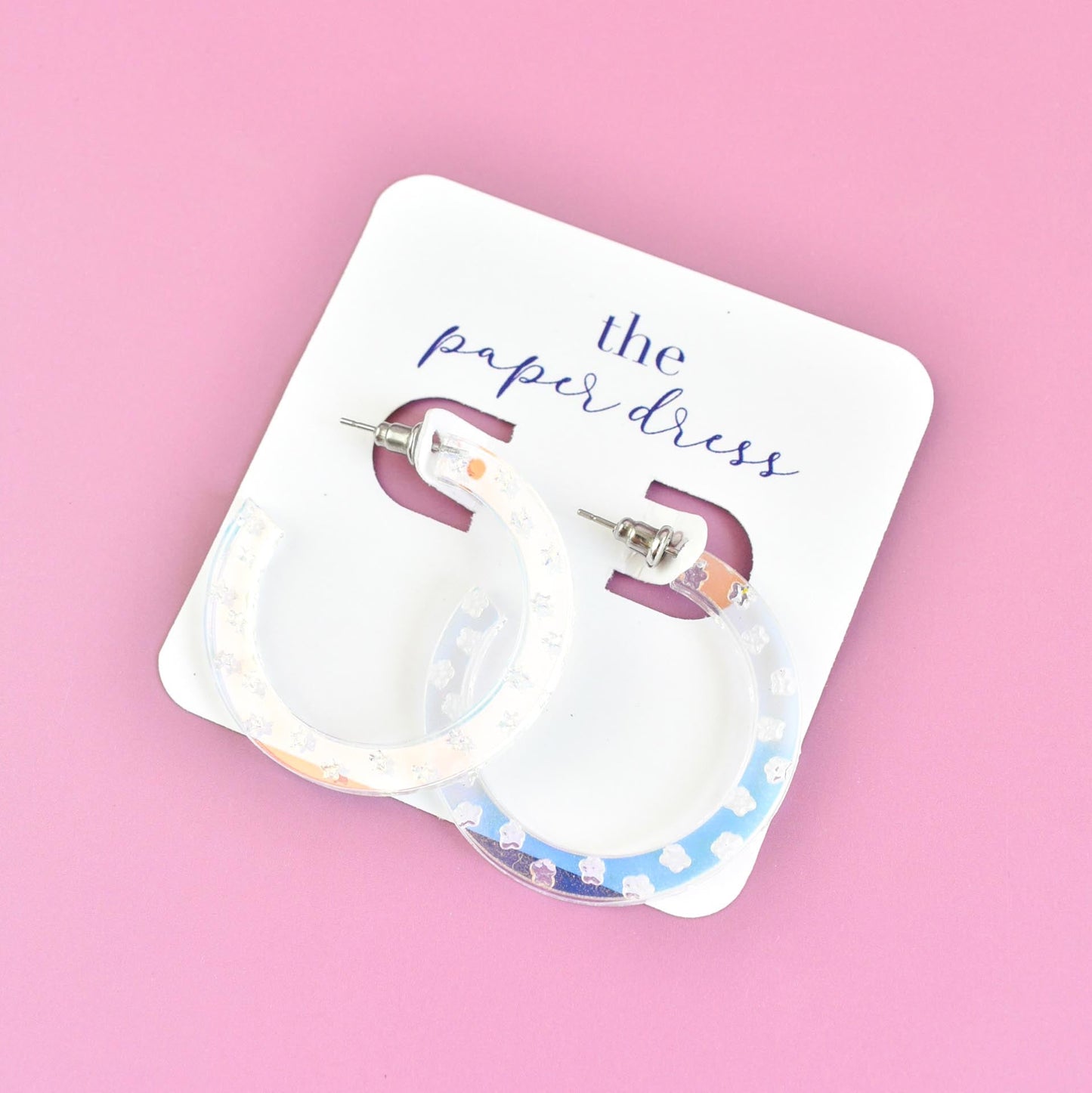 STARDUST HOOP EARRINGS