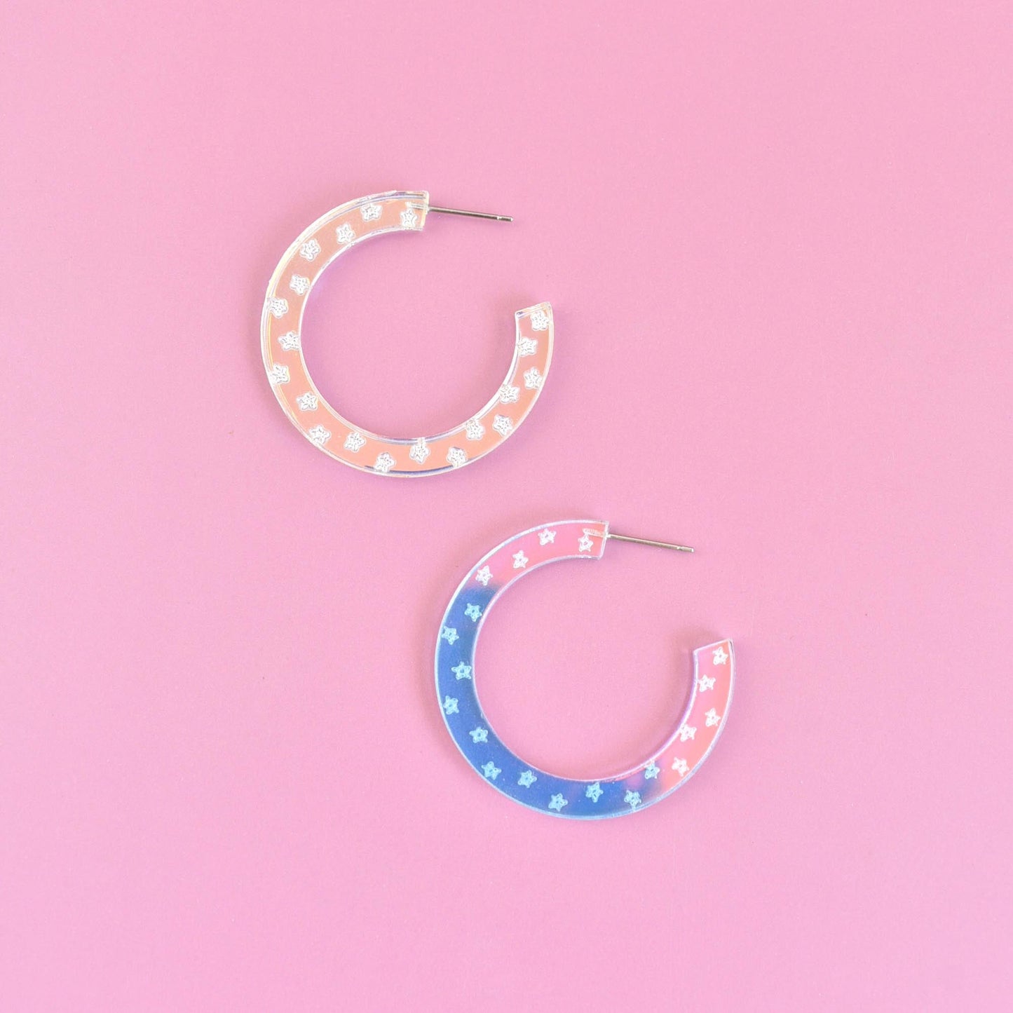 STARDUST HOOP EARRINGS
