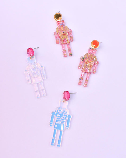 NUTCRACKER DANGLE EARRINGS