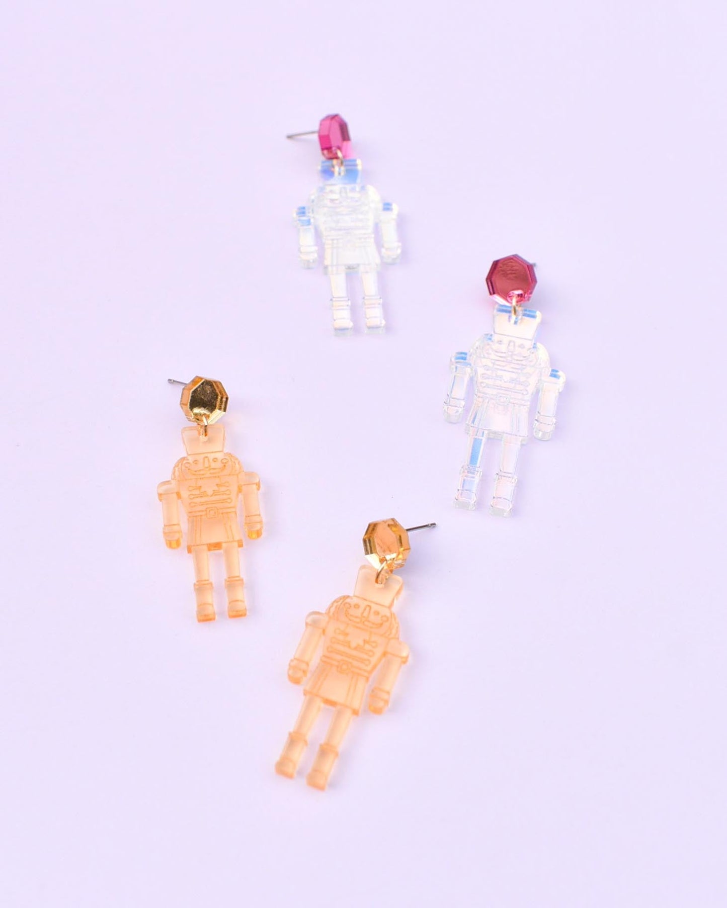 NUTCRACKER DANGLE EARRINGS