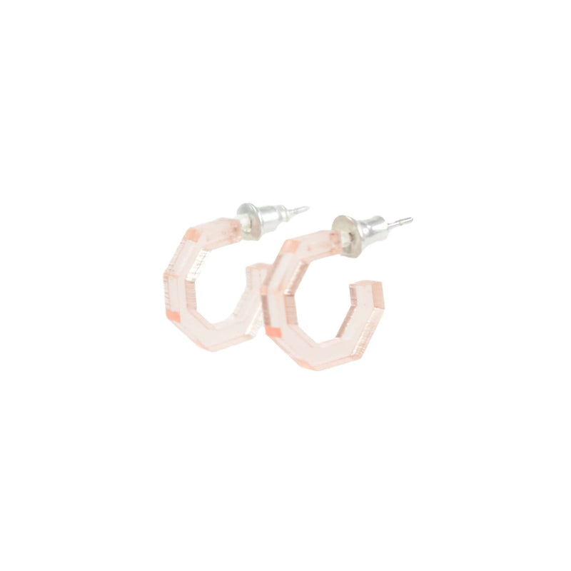 ROSE GOLD HOOP EARRINGS