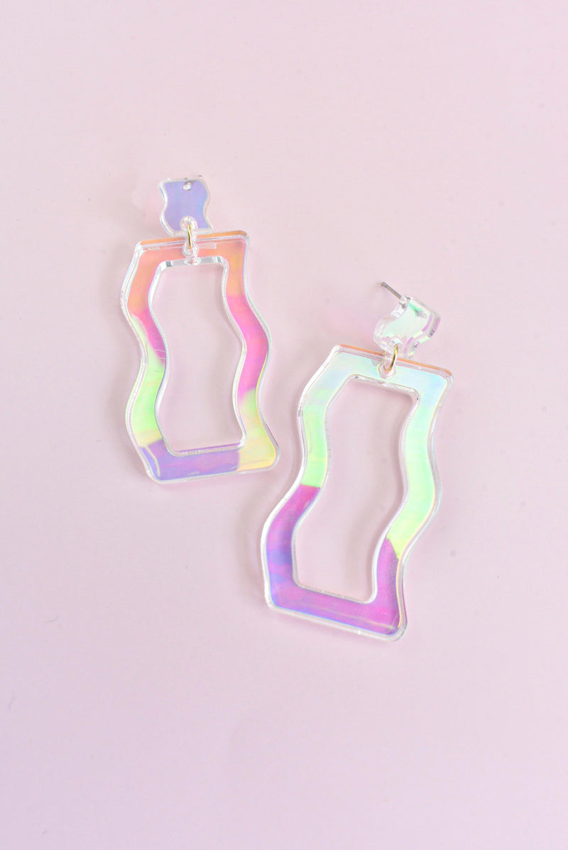 WAVY IRIDESCENT DECO DROPS