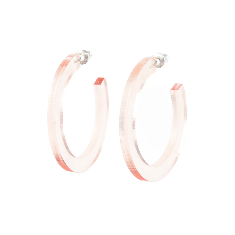 ROSE GOLD HOOP EARRINGS