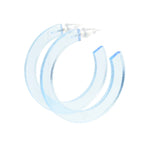 university of north carolina blue hoop earrings